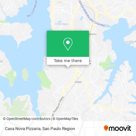 Mapa Casa Nova Pizzaria