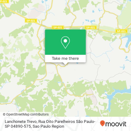 Lanchonete Trevo, Rua Oito Parelheiros São Paulo-SP 04890-575 map