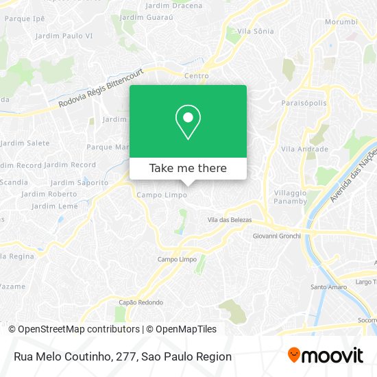 Rua Melo Coutinho, 277 map