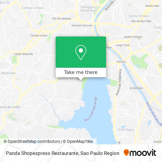 Panda Shopexpress Restaurante map