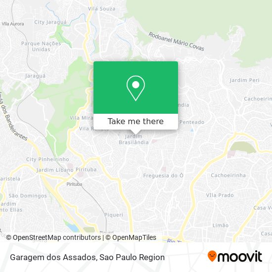 Garagem dos Assados map