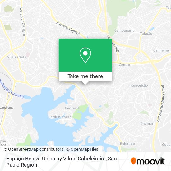Espaço Beleza Única by Vilma Cabeleireira map