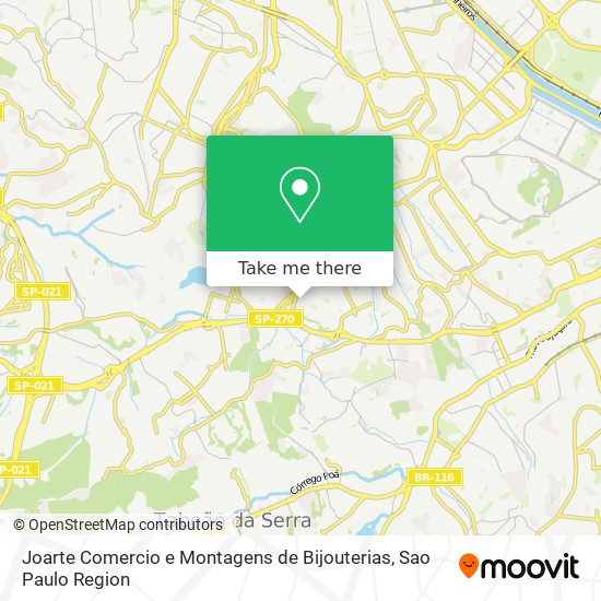 Joarte Comercio e Montagens de Bijouterias map