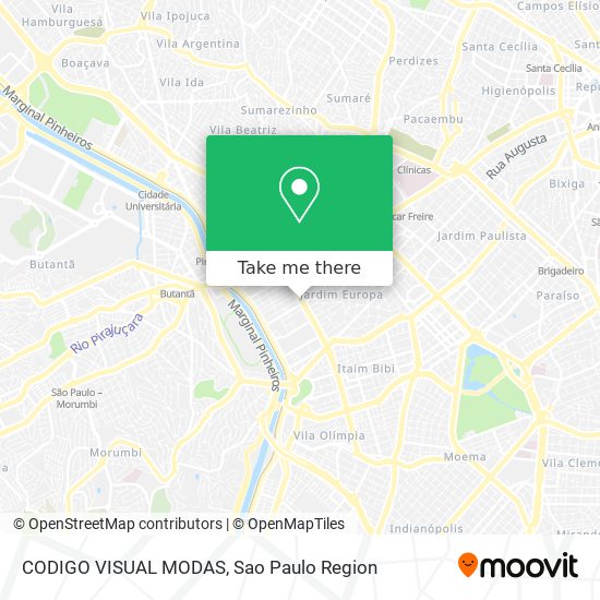 CODIGO VISUAL MODAS map