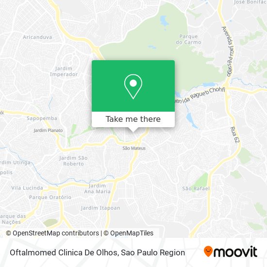 Oftalmomed Clinica De Olhos map