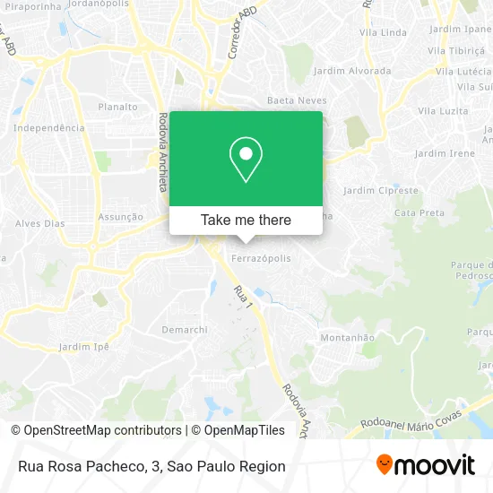 Rua Rosa Pacheco, 3 map