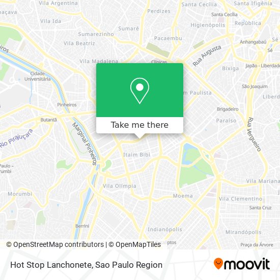 Hot Stop Lanchonete map