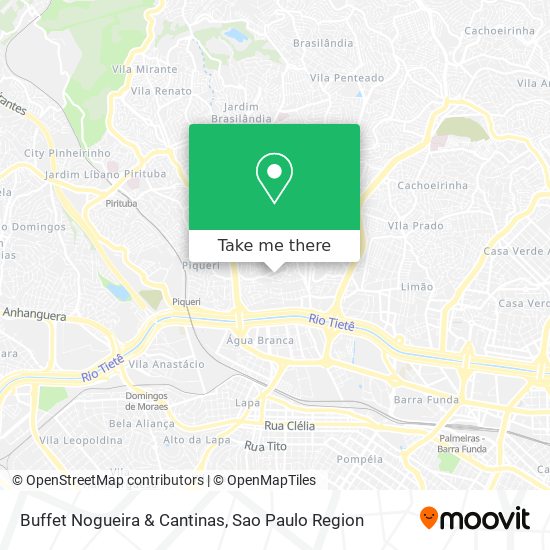 Mapa Buffet Nogueira & Cantinas