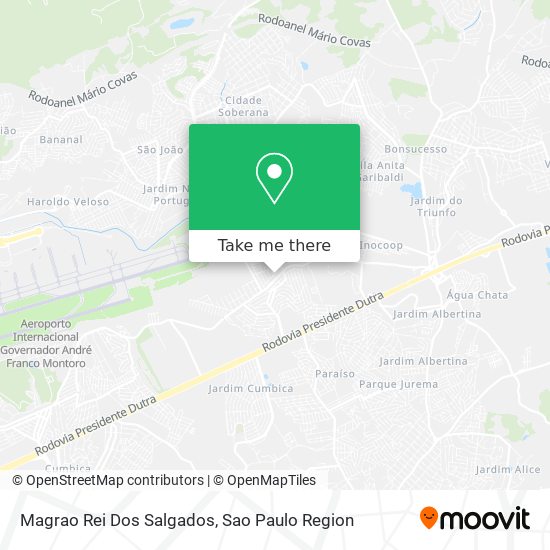 Magrao Rei Dos Salgados map