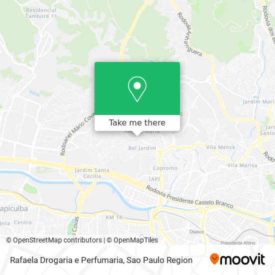 Rafaela Drogaria e Perfumaria map
