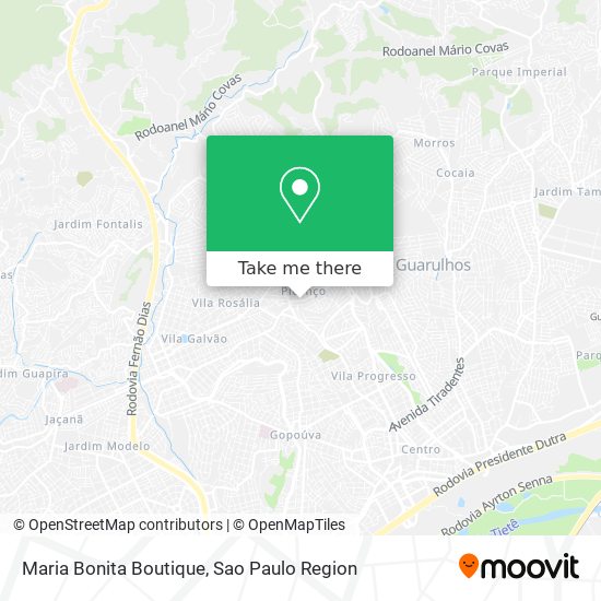 Mapa Maria Bonita Boutique