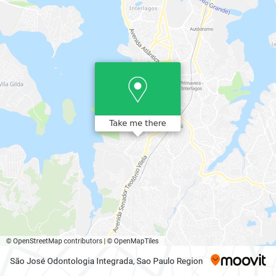 Mapa São José Odontologia Integrada