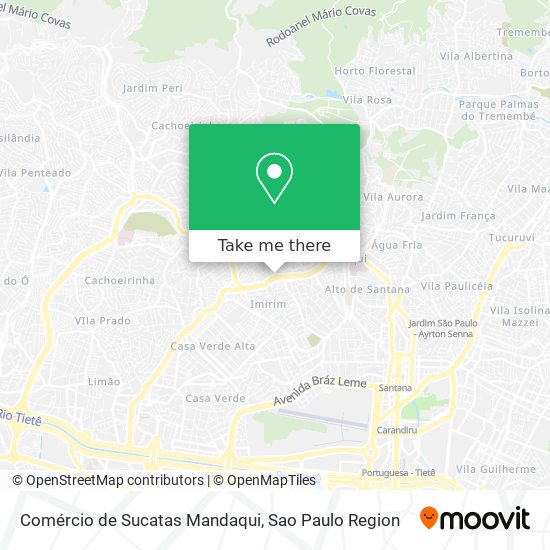 Comércio de Sucatas Mandaqui map