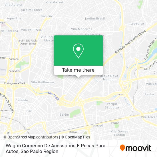 Wagon Comercio De Acessorios E Pecas Para Autos map