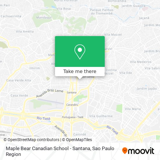Maple Bear Canadian School - Santana map