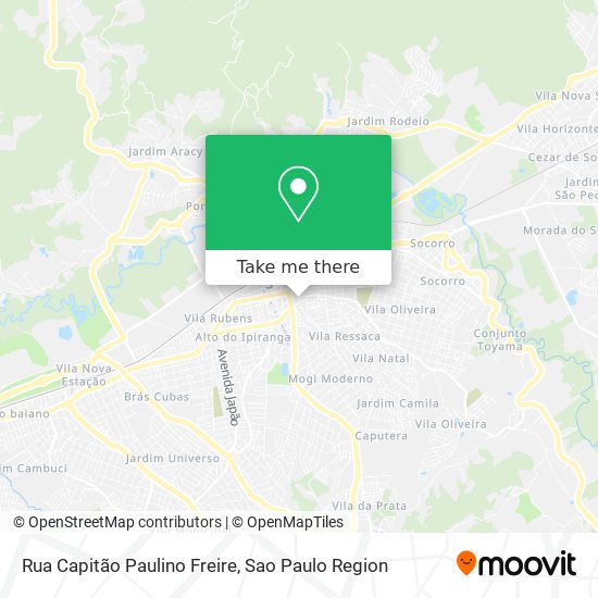 Rua Capitão Paulino Freire map