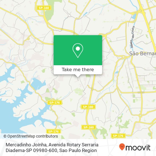 Mercadinho Joínha, Avenida Rotary Serraria Diadema-SP 09980-600 map
