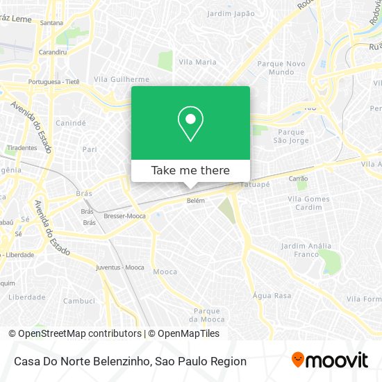 Casa Do Norte Belenzinho map