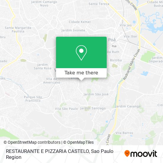 RESTAURANTE E PIZZARIA CASTELO map