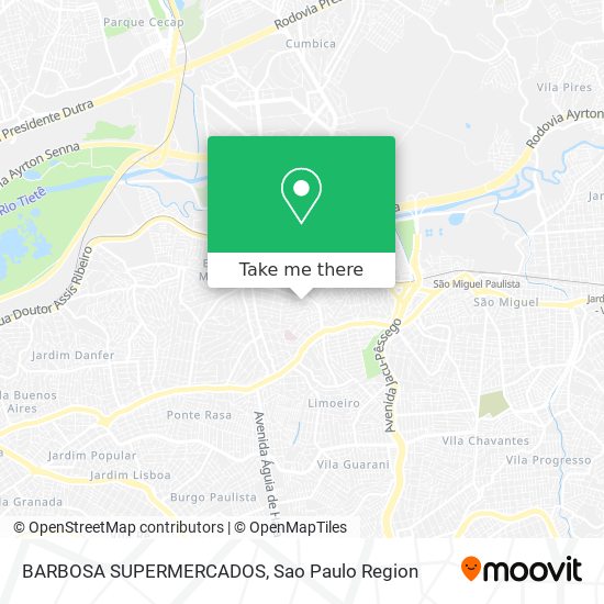 BARBOSA SUPERMERCADOS map