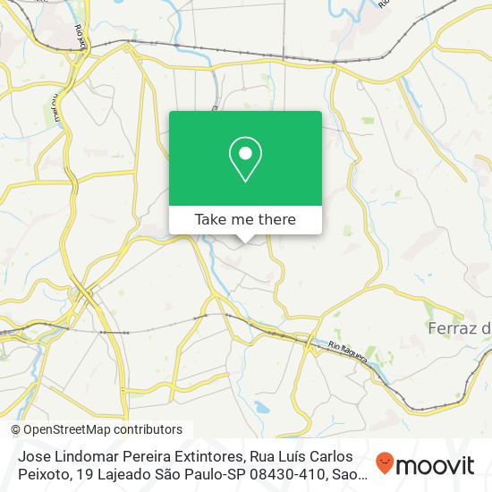 Jose Lindomar Pereira Extintores, Rua Luís Carlos Peixoto, 19 Lajeado São Paulo-SP 08430-410 map