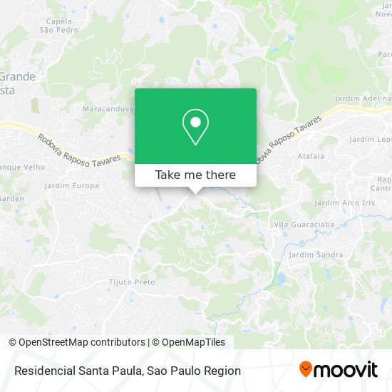 Residencial Santa Paula map