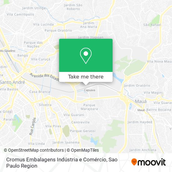 Cromus Embalagens Indústria e Comércio map