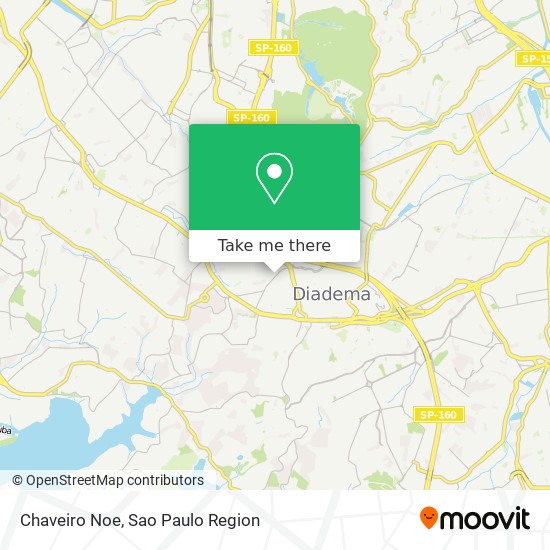 Chaveiro Noe map