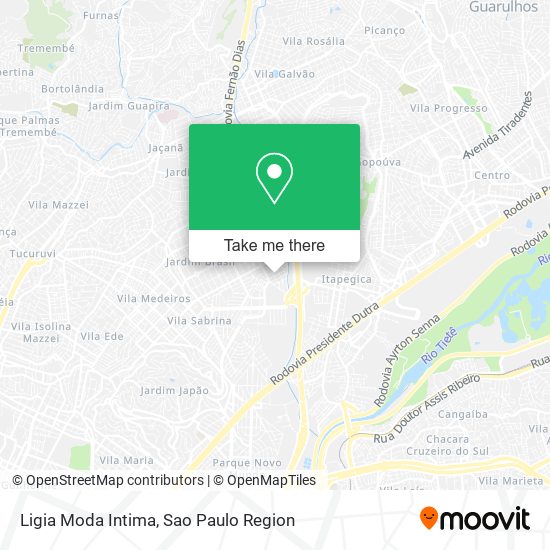 Ligia Moda Intima map