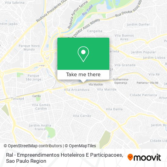 Ral - Empreendimentos Hoteleiros E Participacoes map