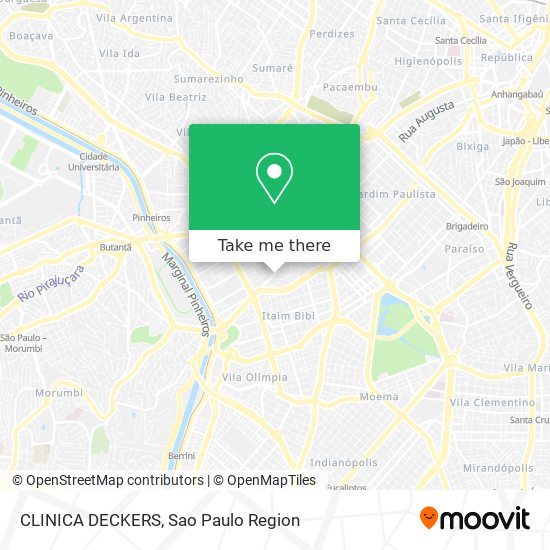 CLINICA DECKERS map