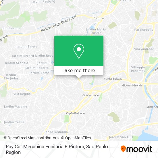 Ray Car Mecanica Funilaria E Pintura map