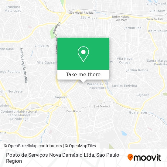 Posto de Serviços Nova Damásio Ltda map