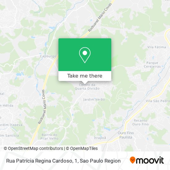 Rua Patrícia Regina Cardoso, 1 map