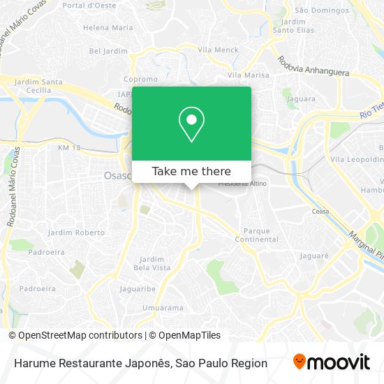 Harume Restaurante Japonês map