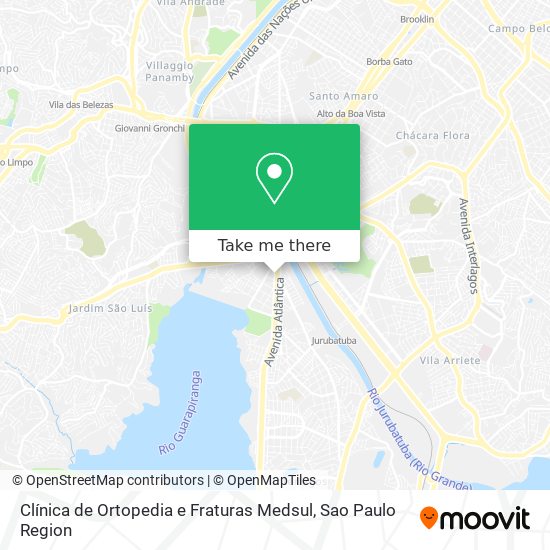 Clínica de Ortopedia e Fraturas Medsul map