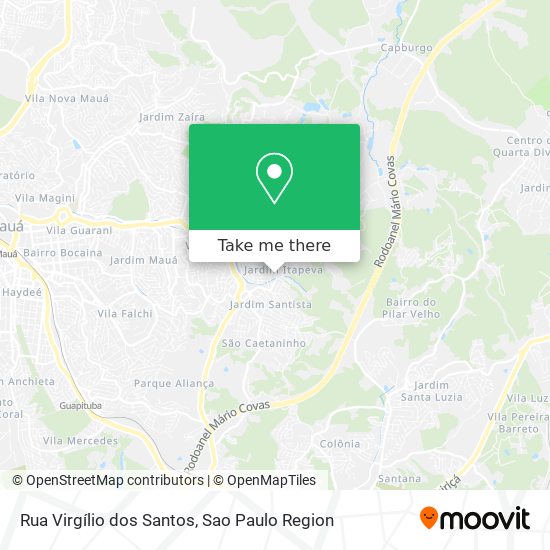 Rua Virgílio dos Santos map