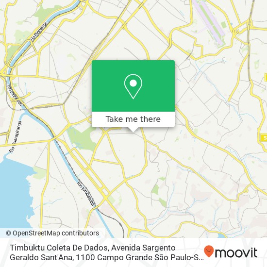 Timbuktu Coleta De Dados, Avenida Sargento Geraldo Sant'Ana, 1100 Campo Grande São Paulo-SP 04674-225 map