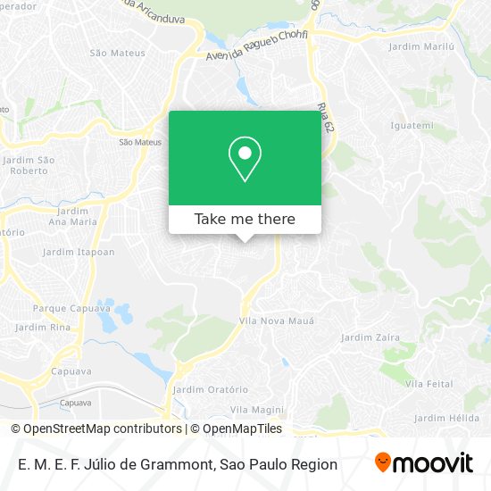 E. M. E. F. Júlio de Grammont map