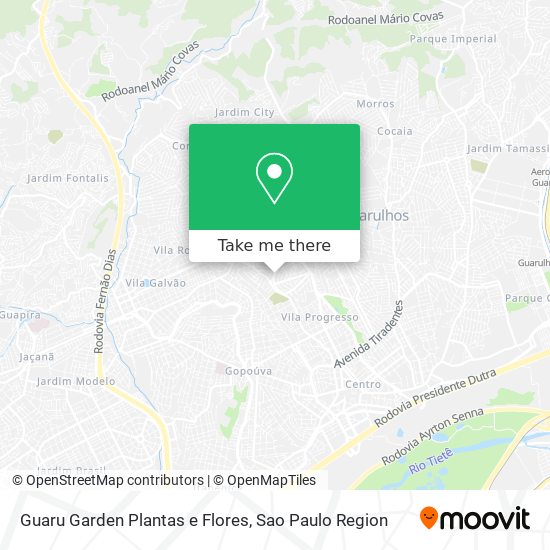 Guaru Garden Plantas e Flores map