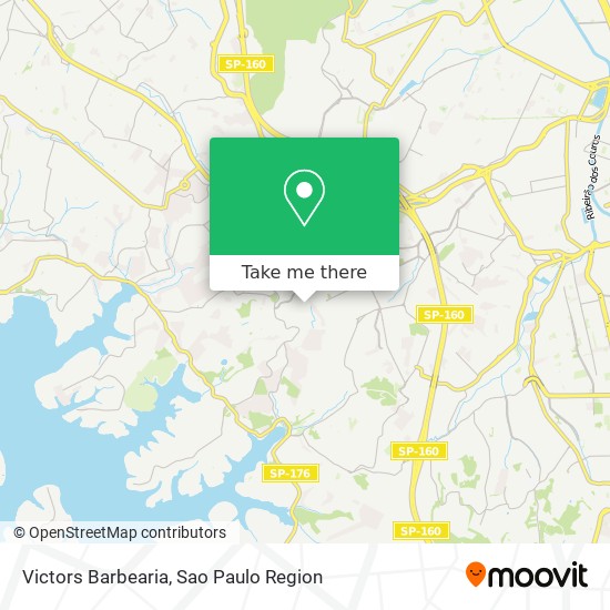 Victors Barbearia map