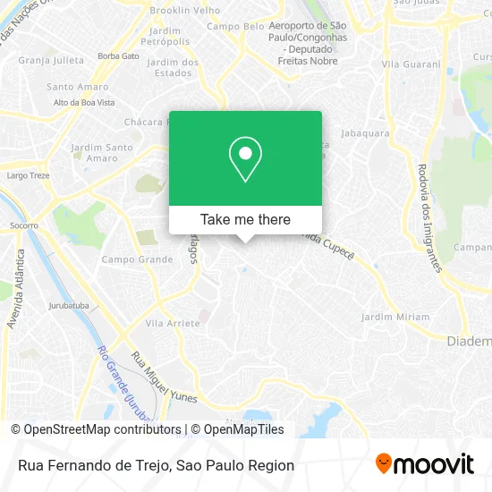 Rua Fernando de Trejo map