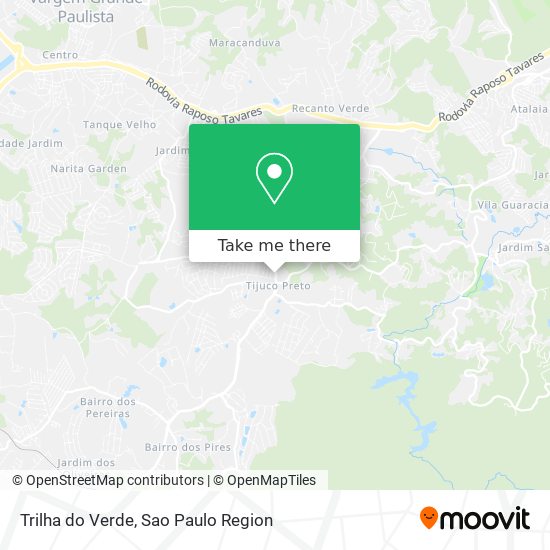 Trilha do Verde map