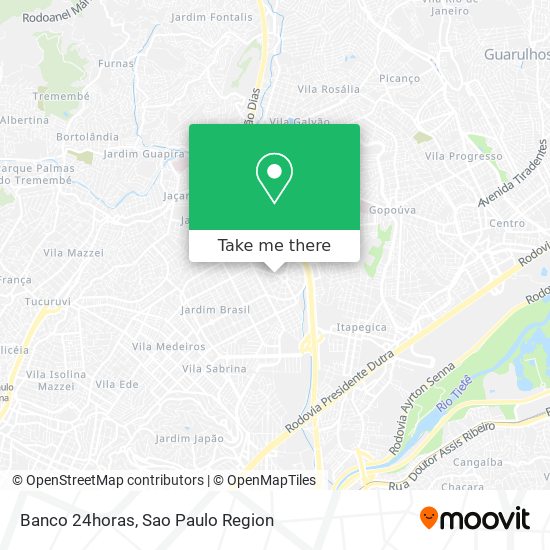 Banco 24horas map