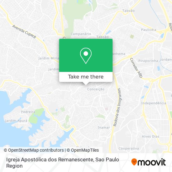 Igreja Apostólica dos Remanescente map