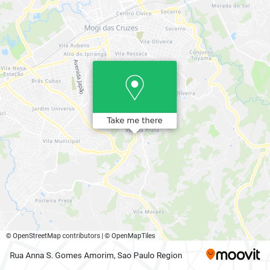 Rua Anna S. Gomes Amorim map