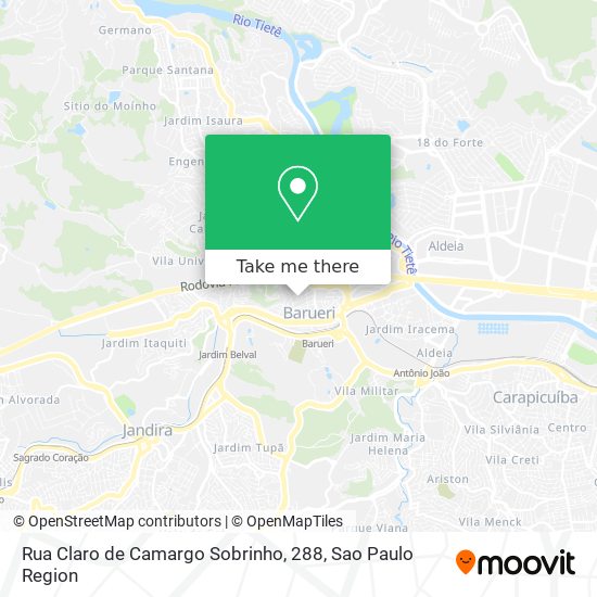 Rua Claro de Camargo Sobrinho, 288 map