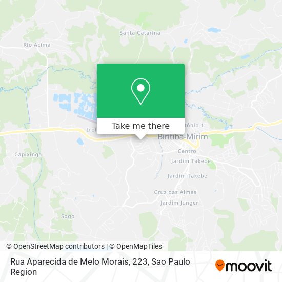 Rua Aparecida de Melo Morais, 223 map