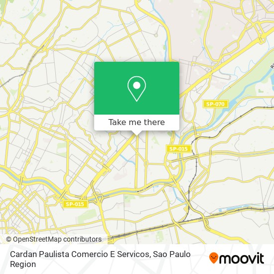 Cardan Paulista Comercio E Servicos map