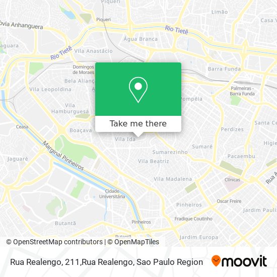 Rua Realengo, 211,Rua Realengo map